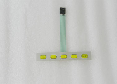Regid PCB 촉감 금속 돔을 가진 기본적인 가동 가능한 막 스위치