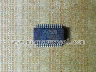 직접 회로 칩 WM9708SCDS ----AC97 개정 2.1 오디오 코덱