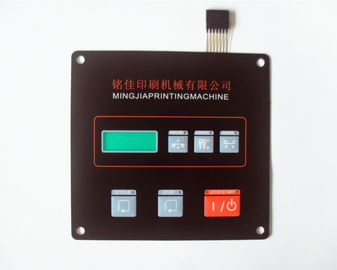 원격 제어를 위한 가동 가능한 접촉 위원회 LED 막 스위치 키패드