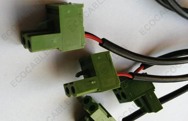 300V 끝 구획 산업 케이블 UL2464 22AWG x 2C 스트레인 릴리프 케이블