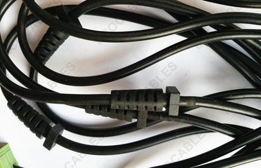 300V 끝 구획 산업 케이블 UL2464 22AWG x 2C 스트레인 릴리프 케이블