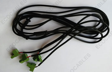 300V 끝 구획 산업 케이블 UL2464 22AWG x 2C 스트레인 릴리프 케이블