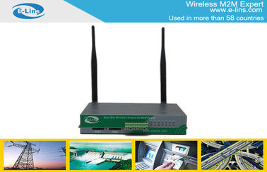 이중 Sim RS232/RS485 M2M 3G 이동할 수 있는 UMTS 대패 1 WAN RJ45 항구를 자물쇠로 여십시오